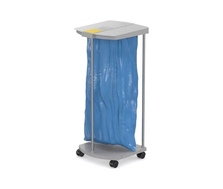 Jäätmekoti statiiv ratastel ProfiLine MSS XXXL / 120L / alumiinium, hall plastist
