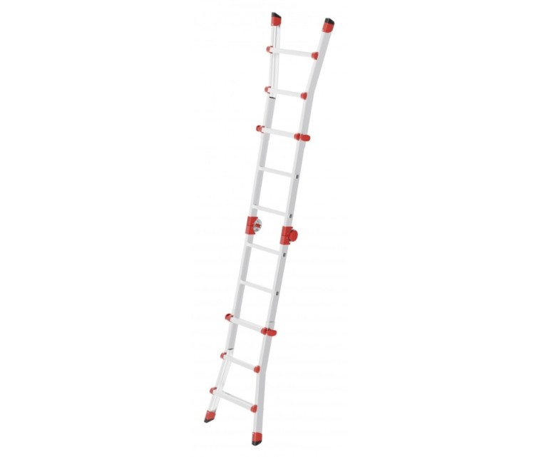 Multi-purpose ladder M80 / aluminium / 4x3 steps