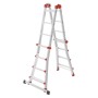 Multi-purpose ladder M80 / aluminium / 4x4 steps