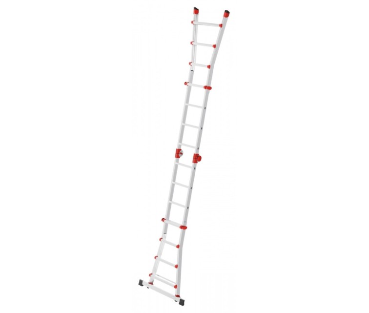 Multi-purpose ladder M80 / aluminium / 4x4 steps