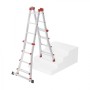 Multi-purpose ladder M80 / aluminium / 4x4 steps