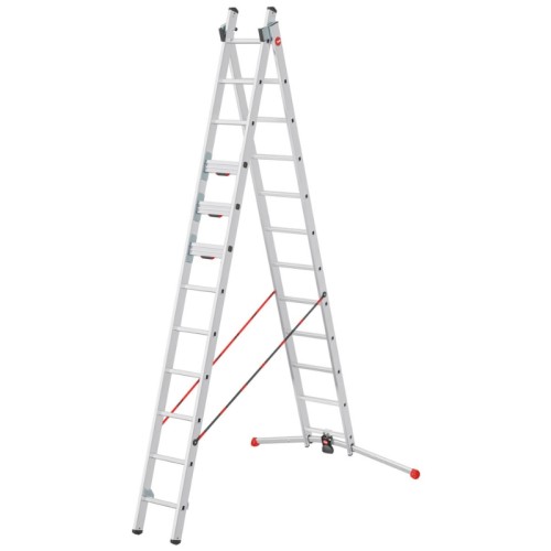 Kāpnes kombinējamās S110 Pro / alumīnija / 2x12 pakāpieni Kāpnes kombinējamās S110 Pro / alumīnija / 2x12 pakāpieni