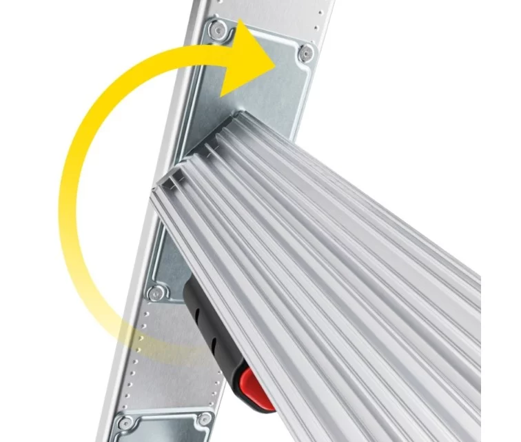 Kombineeritud trepp S110 Pro / alumiinium / 2x12 astet Kombineeritud trepp S110 Pro / alumiinium / 2x12 astet