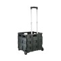 Iepirkumu ratiņi salokāmi ar kravnesību līdz 35kg Olli 65L 42x40,5x38cm melni