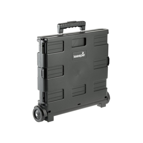 Iepirkumu ratiņi salokāmi ar kravnesību līdz 35kg Olli 65L 42x40,5x38cm melni