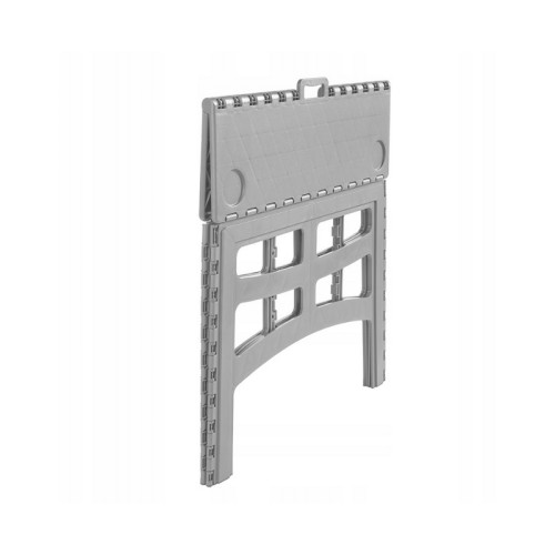 Salokāms āra galds L ar kravnesību līdz 80kg Timo 70x45x55cm pelēks 