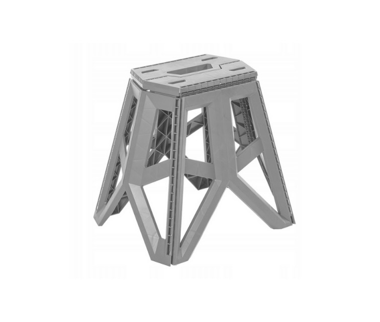 Складной садовый стул грузоподъемностью до 120 кг Том 29x20x39 см серый