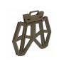 Складной садовый стул грузоподъемностью до 120 кг Том 29x20x39 см, оливковый