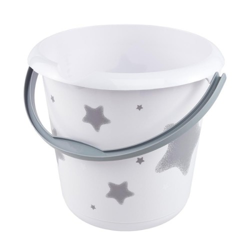 Spainis deko 10L Ilvie "Stars" Ø30x28cm balts Spainis deko 10L Ilvie "Stars" Ø30x28cm balts
