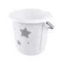 Kibiras Deco 10L Ilvie "Stars" Ø30x28cm baltas Kibiras Deco 10L Ilvie "Stars" Ø30x28cm baltas