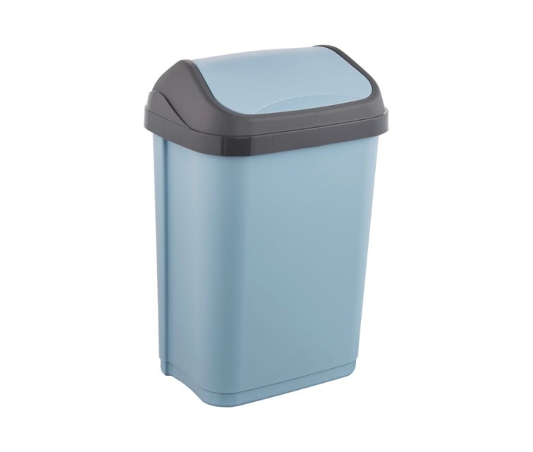 Atkritumu spainis ar grozāmu vāku 25L Swantje 33,5x25,5x53,5cm zils Atkritumu spainis ar grozāmu vāku 25L Swantje 33,5x25,5x53,5cm zils