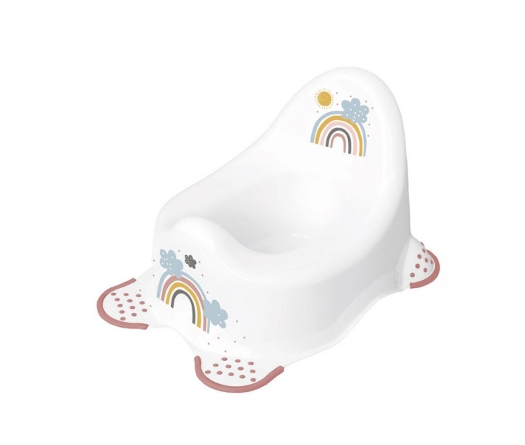 Pot Adam "Rainbow" 38x27x23.5cm white