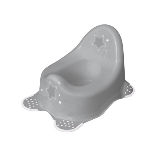 Горшок Адам "Звёзды" 38x27x23,5см серый