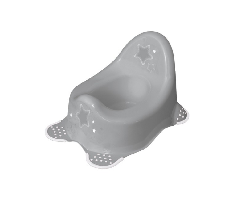 Pot Adam "Stars" 38x27x23.5cm gray
