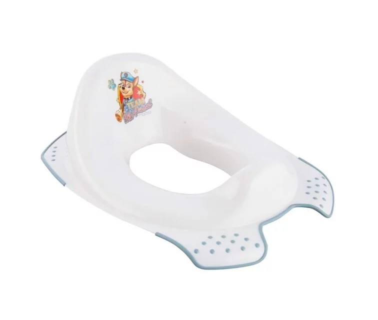 Klozeto mokomoji sėdynė su apsauga nuo slydimo Ewa "Paw Patrol" 30x40x15cm balta Klozeto mokomoji sėdynė su apsauga nuo slydimo Ewa "Paw Patrol" 30x40x15cm balta