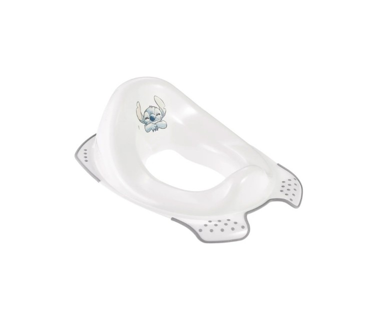 Toilet training seat with anti-slip function Ewa "Stitch" 30x40x15cm white