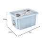 Box with lid 15L Karolina "Mickey Mouse" 38x29.5x20.5cm blue Box with lid 15L Karolina "Mickey Mouse" 38x29.5x20.5cm blue