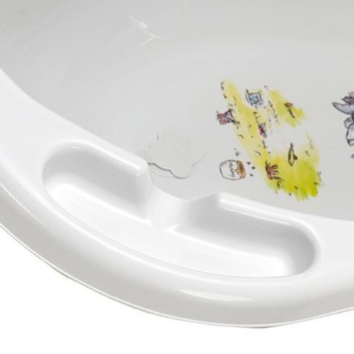 Baby bath 100cm with stopper Maria "Winnie the Pooh" 100x51x29cm white