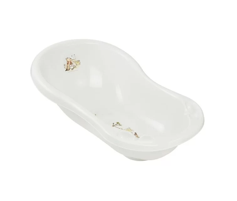 Baby bath tub 84cm with cork Maria "Winnie the Pooh" 84x49x29cm white Baby bath tub 84cm with cork Maria "Winnie the Pooh" 84x49x29cm white