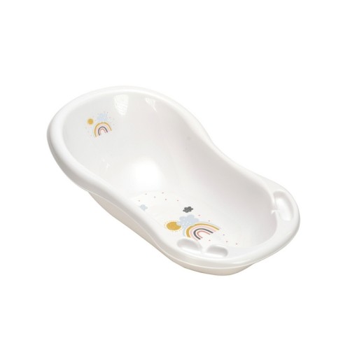 Bērnu vanniņa 84cm ar korķi  Maria "Rainbow" 84x49x29cm balta 