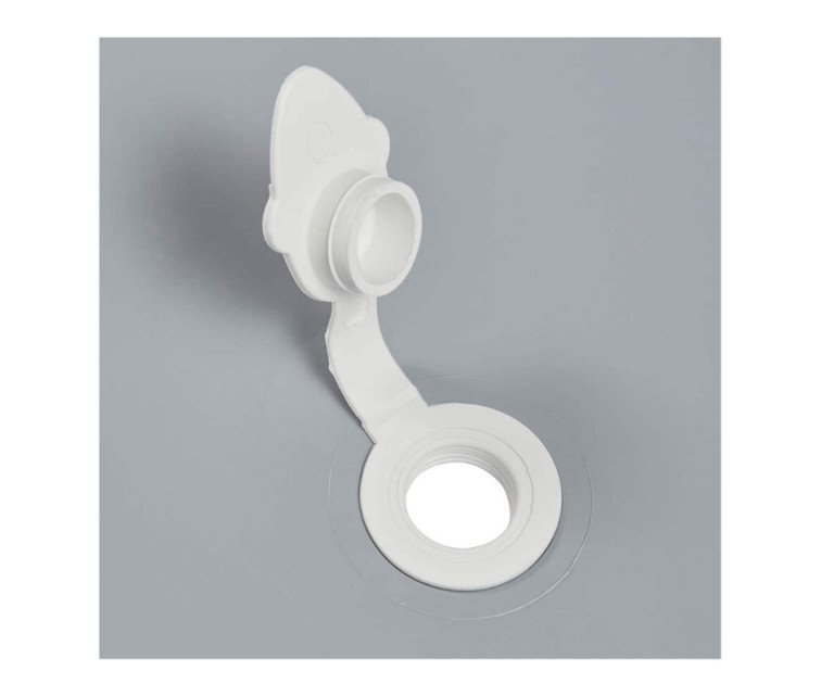 Baby bathtub 84cm with stopper Maria "Stars" 84x49x29cm gray