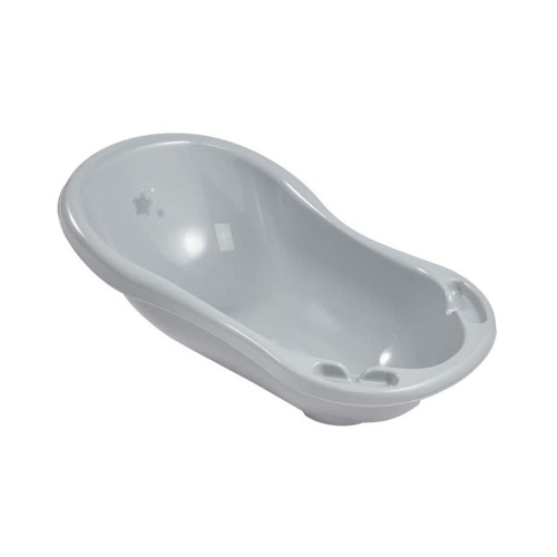 Bērnu vanniņa 84cm ar korķi  Maria "Stars" 84x49x29cm pelēka