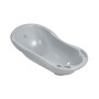 Baby bathtub 84cm with stopper Maria "Stars" 84x49x29cm gray
