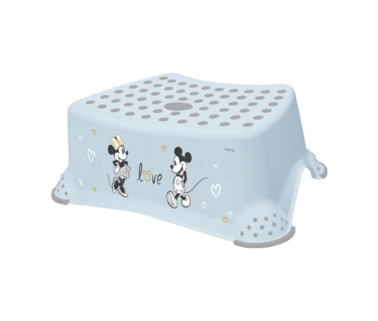 Pakāpienu soliņš Tomek "Mickey Mouse" 40,5x28,5x14cm zils