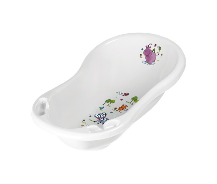 Baby bath 100cm Wiktoria "Hippo" 100x51x29cm white