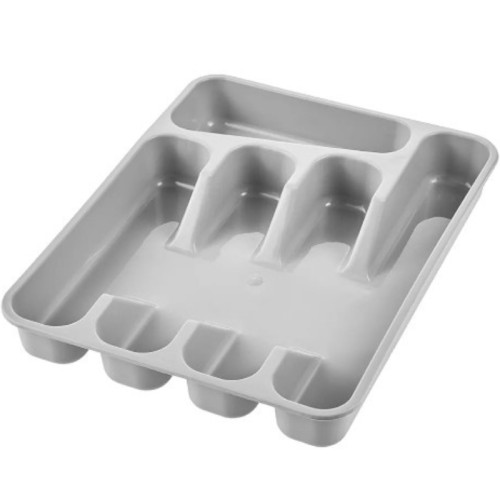 Galda piederumu trauks 5-daļas Pablo 33,5x26,5x5cm pelēks Galda piederumu trauks 5-daļas Pablo 33,5x26,5x5cm pelēks