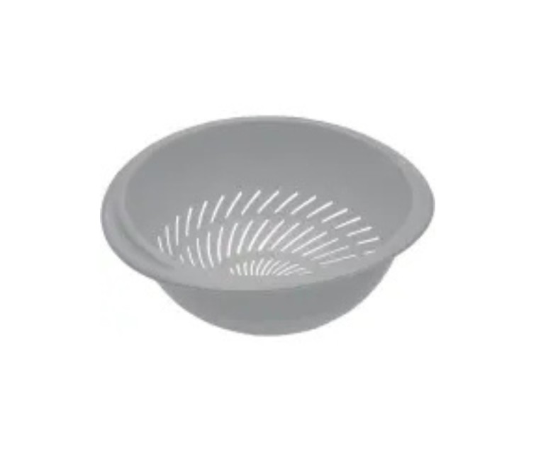 Caurduris Fabienne Ø26x11cm pelēks Caurduris Fabienne Ø26x11cm pelēks