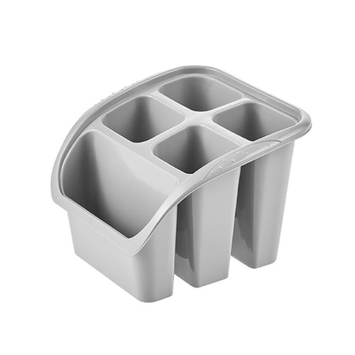 Galda piederumu žāvētājs Pino 16x16x12cm pelēks Galda piederumu žāvētājs Pino 16x16x12cm pelēks