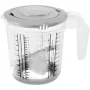 Measuring jug with anti-slip function and lid / citrus squeezer 1L Matteo Ø14x15cm transparent/gray Measuring jug with anti-slip function and lid / citrus squeezer 1L Matteo Ø14x15cm transparent/gray