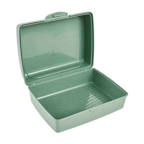 Pārtikas uzglabāšanas trauks click-box midi 1L Carla "Sandwich" 17x13x7cm zaļš Pārtikas uzglabāšanas trauks click-box midi 1L Carla "Sandwich" 17x13x7cm zaļš