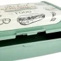 Pārtikas uzglabāšanas trauks click-box midi 1L Carla "Sandwich" 17x13x7cm zaļš Pārtikas uzglabāšanas trauks click-box midi 1L Carla "Sandwich" 17x13x7cm zaļš
