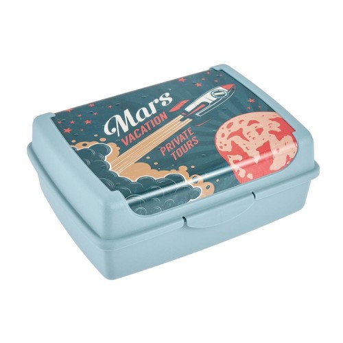 Pārtikas uzglabāšanas trauks click-box midi 1L Carla "Space tour" 17x13x7cm zils Pārtikas uzglabāšanas trauks click-box midi 1L Carla "Space tour" 17x13x7cm zils