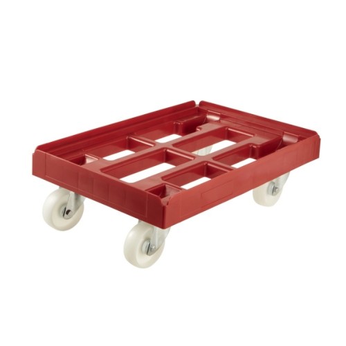 Trolley for transport boxes and baskets Rolf 61x41x19cm red Trolley for transport boxes and baskets Rolf 61x41x19cm red