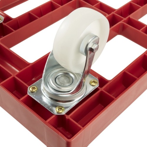 Trolley for transport boxes and baskets Rolf 61x41x19cm red Trolley for transport boxes and baskets Rolf 61x41x19cm red