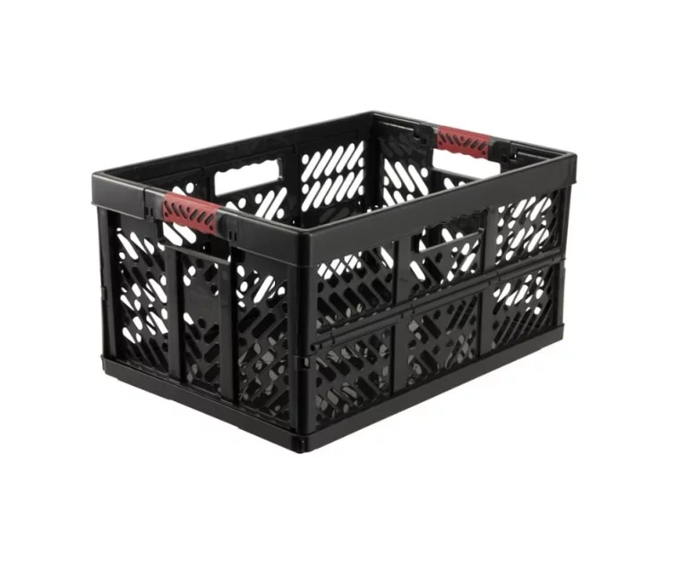 Saliekamā kaste ar kravnesību līdz 50kg Ben 54x37x28cm 45L grafīta krāsā Saliekamā kaste ar kravnesību līdz 50kg Ben 54x37x28cm 45L grafīta krāsā