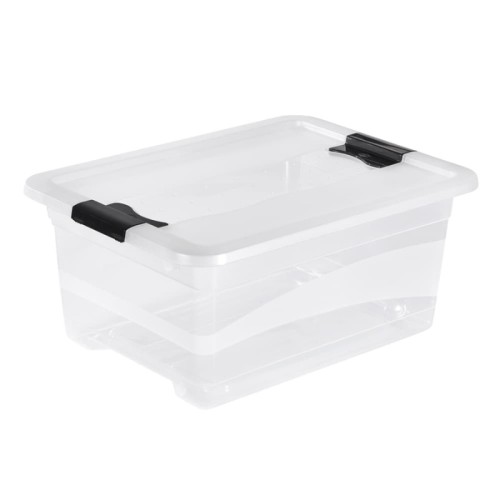 Kaste ar vāku crystalbox Cornelia 39x,5x29,5x17,5cm 12L caurspīdīga Kaste ar vāku crystalbox Cornelia 39x,5x29,5x17,5cm 12L caurspīdīga