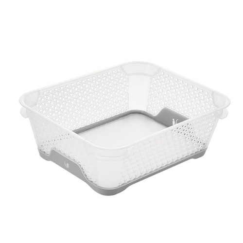 Groziņš mini A6 ar pretslīdes funkciju Jonas 20x16x7cm caurspīdīgs/pelēks Groziņš mini A6 ar pretslīdes funkciju Jonas 20x16x7cm caurspīdīgs/pelēks