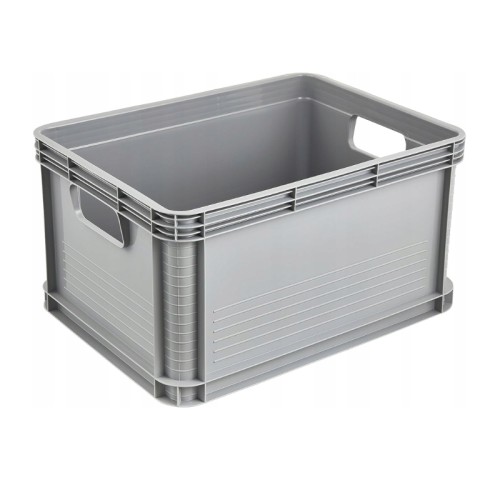 Transport box with load capacity up to 30kg Robert 40x30x22cm 20L grey Transport box with load capacity up to 30kg Robert 40x30x22cm 20L grey