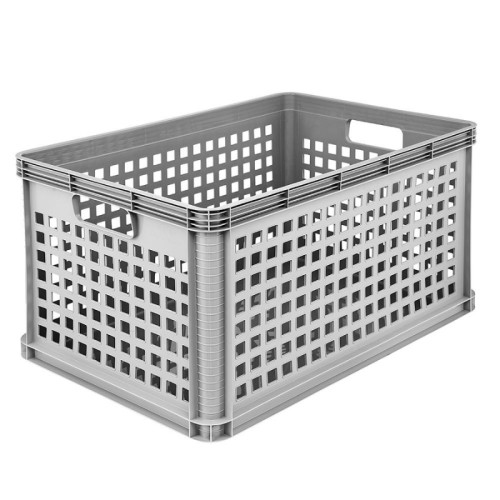 Transport basket with load capacity up to 60kg Robert 60x40x32cm 64L grey Transport basket with load capacity up to 60kg Robert 60x40x32cm 64L grey