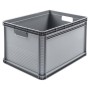 Transport box with load capacity up to 60kg Robert 60x40x32cm 64L grey Transport box with load capacity up to 60kg Robert 60x40x32cm 64L grey