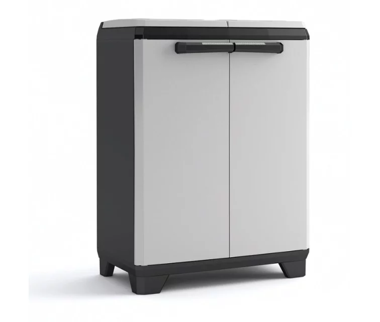 Atliekų rūšiavimo sistema "Split Premium" 110L Perdirbimo sistema 68x39x92cm pilka/juoda Atliekų rūšiavimo sistema "Split Premium" 110L Perdirbimo sistema 68x39x92cm pilka/juoda