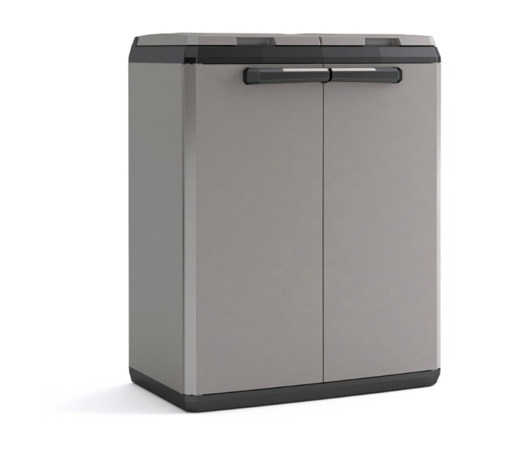 Skapis Pro Base Cabinet 68x39x90cm pelēks/melns