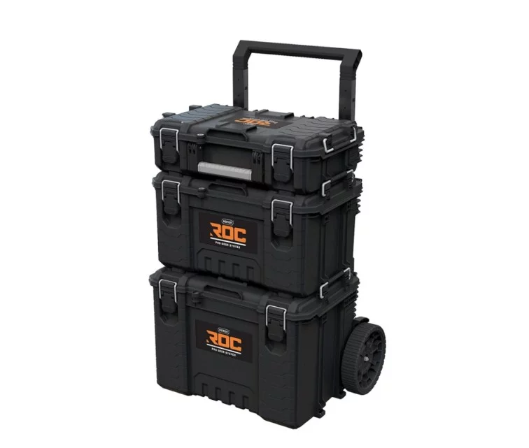 Įrankių dėžės rinkinys ant ratukų ROC Pro Gear 2.0 Mobile System 64,8x47,8x87,2cm Įrankių dėžės rinkinys ant ratukų ROC Pro Gear 2.0 Mobile System 64,8x47,8x87,2cm