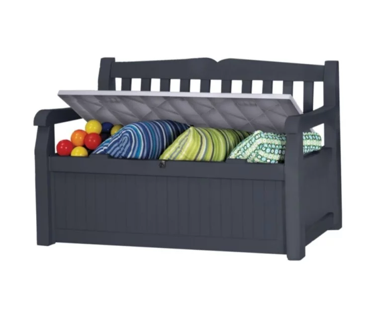 Скамья для хранения Eden Garden Bench 265L серая Скамья для хранения Eden Garden Bench 265L серая