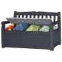 Скамья для хранения Eden Garden Bench 265L серая Скамья для хранения Eden Garden Bench 265L серая