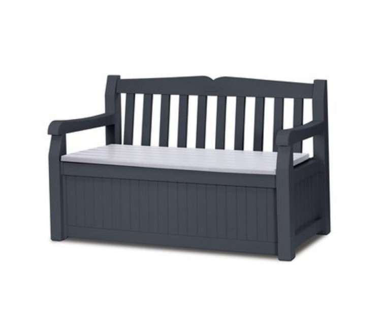 Uzglabāšanas sols Eden Garden Bench 265L pelēks